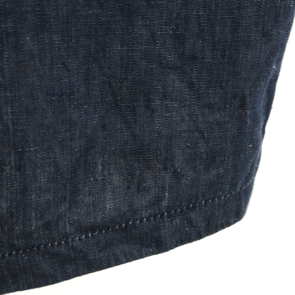 S Max Mara エスマックスマーラ リネン ノースリーブ 膝丈ワンピース 40 ネイビー系 レディース