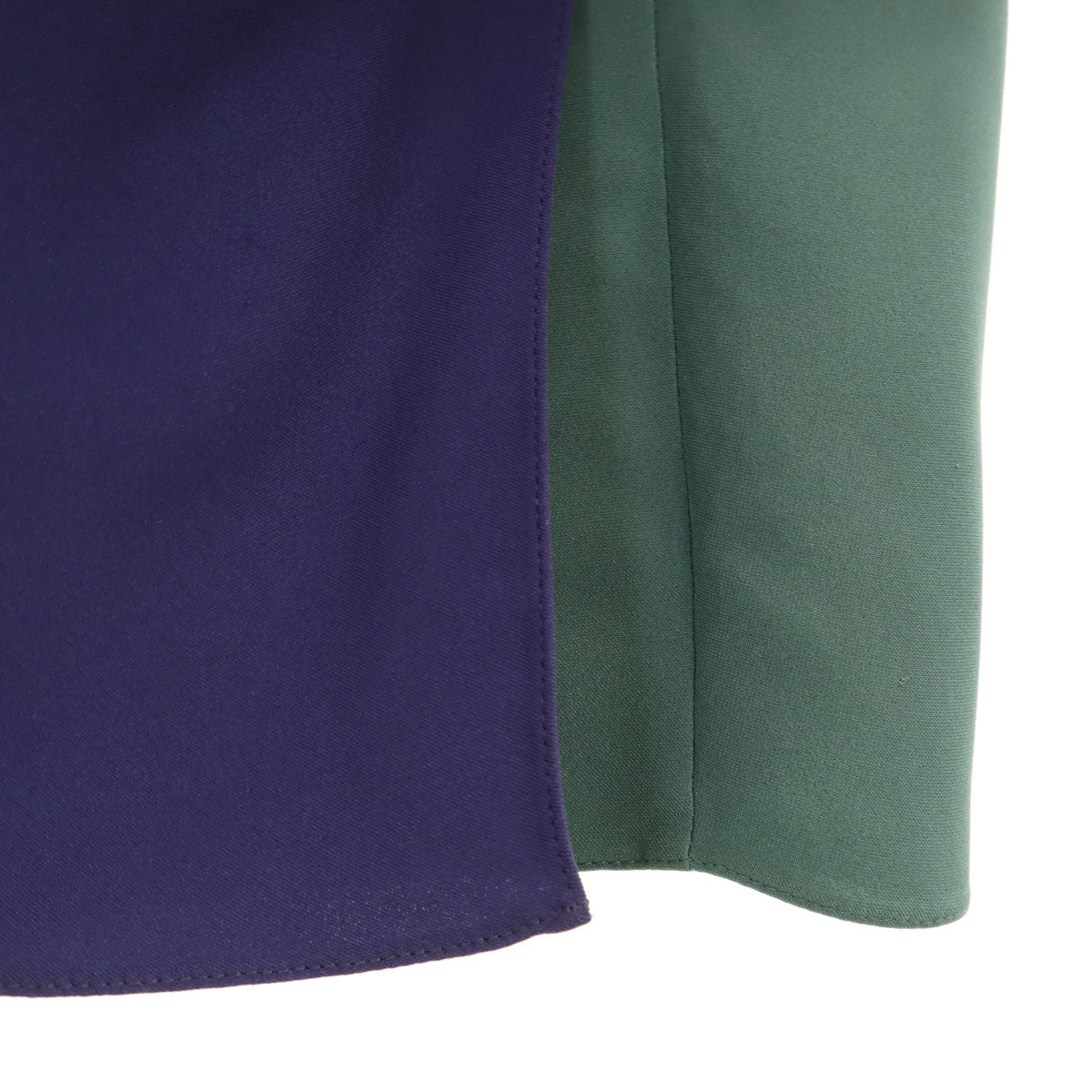 ARMANI COLLEZIONI アルマーニ コレツィオーニ ノースリーブ 膝丈ワンピース 40 ネイビー系 バックファスナー レディース