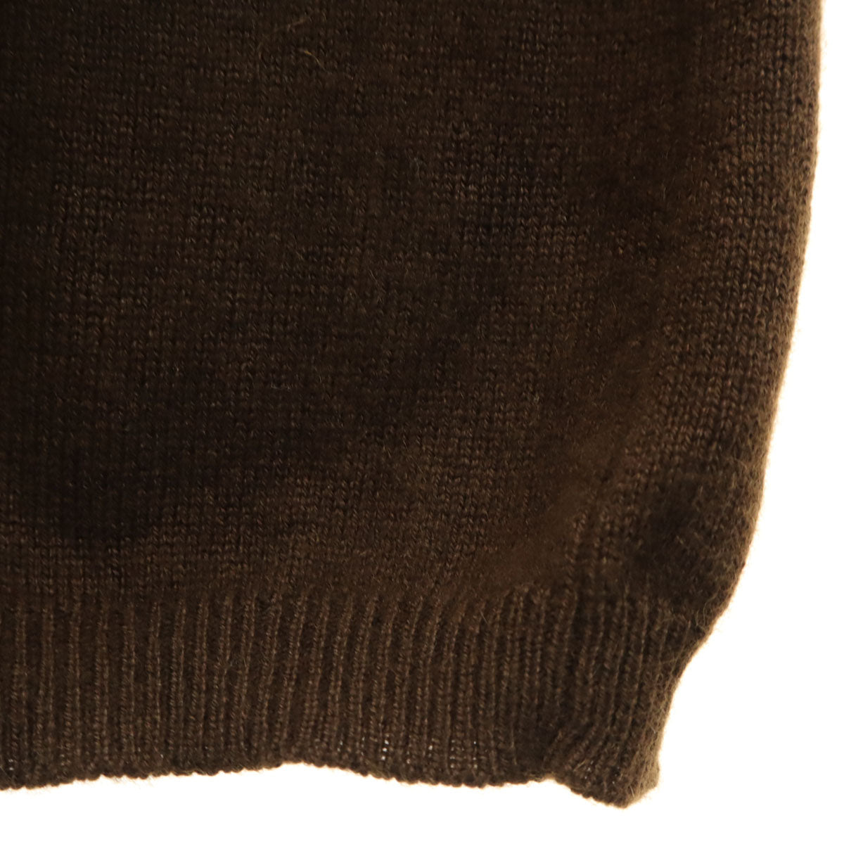 ISSEY MIYAKE イッセイミヤケ 90s シルクブレンド オールド ノースリーブ ニット ワンピース M ブラウン レディース