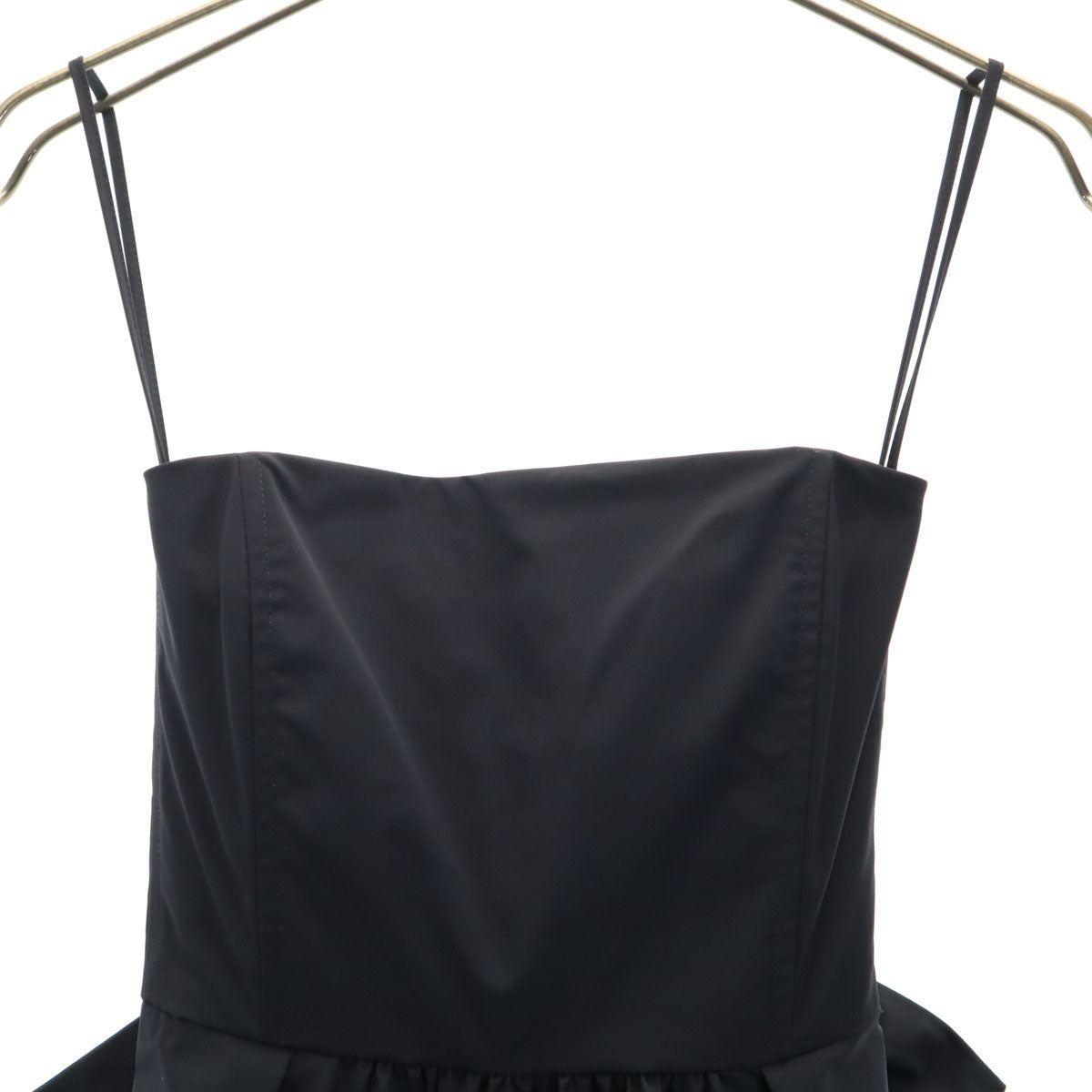 FOXEY NEW YORK フォクシーニューヨーク 日本製 キャミワンピース 40 ブラック系 レディース