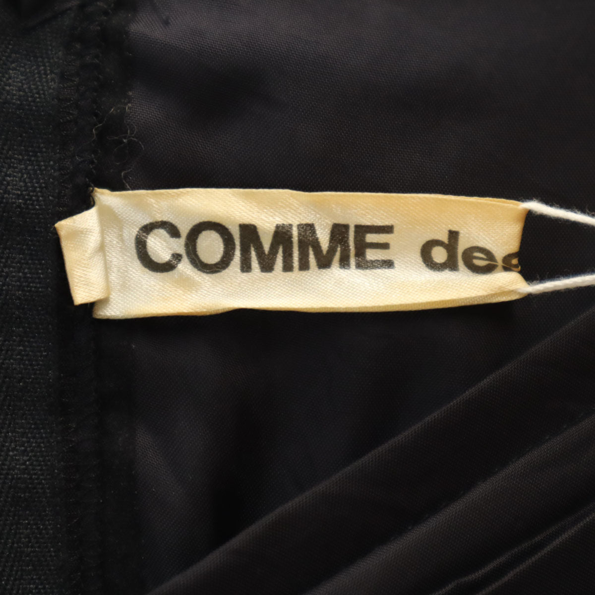 COMME des GARCONS コムデギャルソン 00s 2000年 未使用 日本製 オールド ノースリーブ ワンピース M ブラック レディース