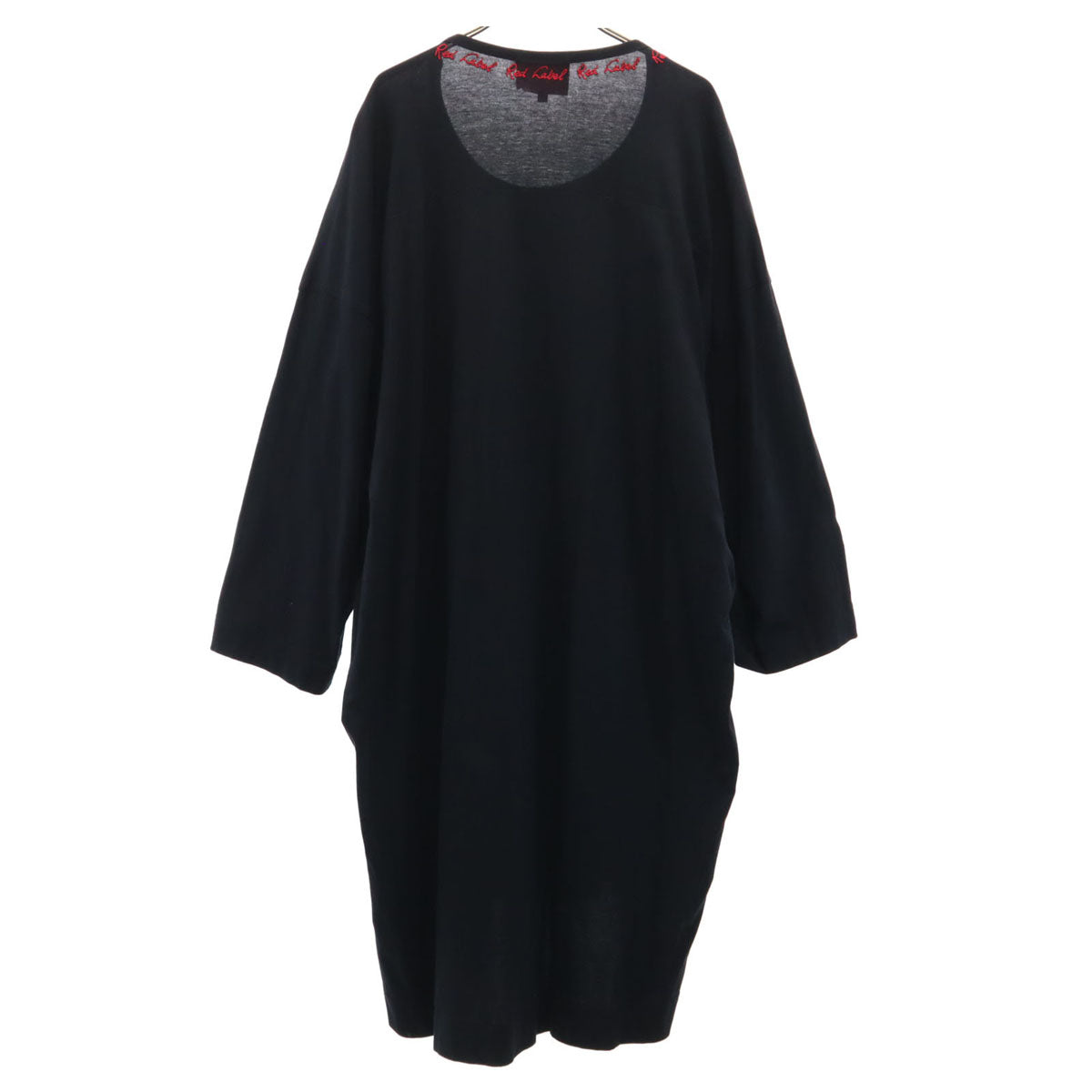 Vivienne Westwood RED LABEL ヴィヴィアンウエストウッドレッドレーベル 日本製 長袖 ワンピース 0 0 黒 レディース