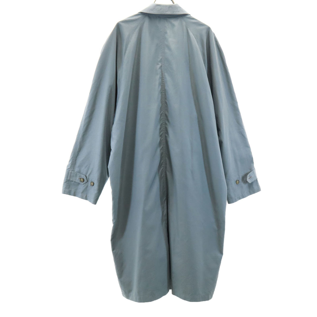 LANVIN ランバン 90s イタリア製 オールド ステンカラーコート 46 ブルーグレー メンズ