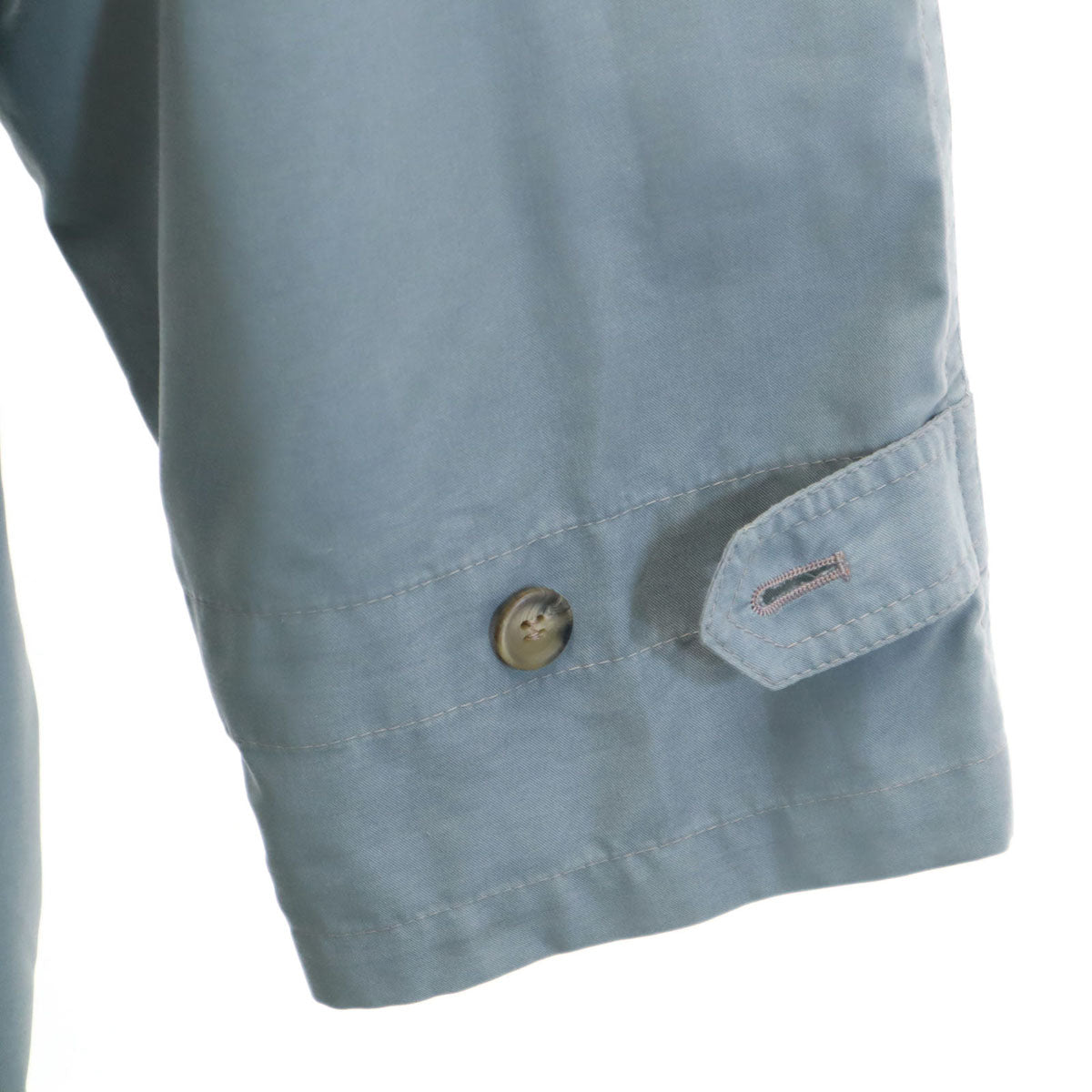 LANVIN ランバン 90s イタリア製 オールド ステンカラーコート 46 ブルーグレー メンズ