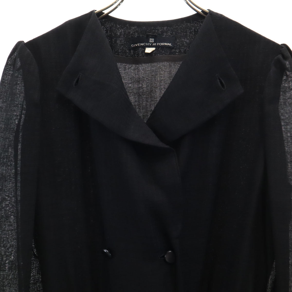 GIVENCHY ジバンシィ 90s オールド ワンピース 10 黒 HI FORMAL フォーマル レディース
