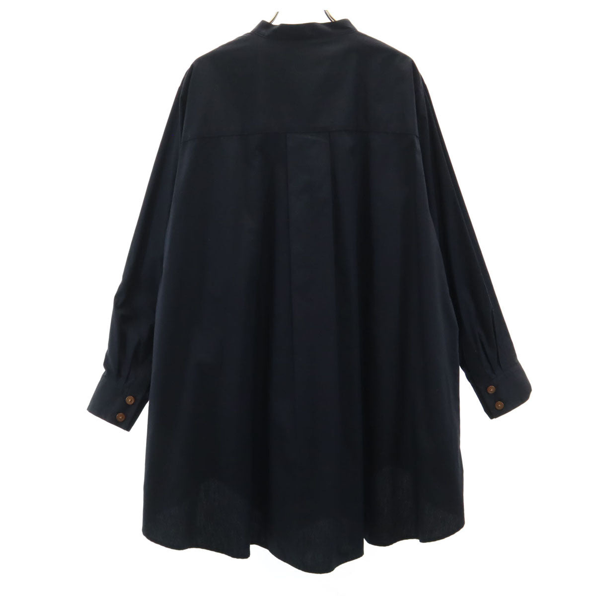 Vivienne Westwood RED LABEL ヴィヴィアンウエストウッドレッドレーベル 日本製 長袖 ノーカラー シャツ 0 0 黒 レディース