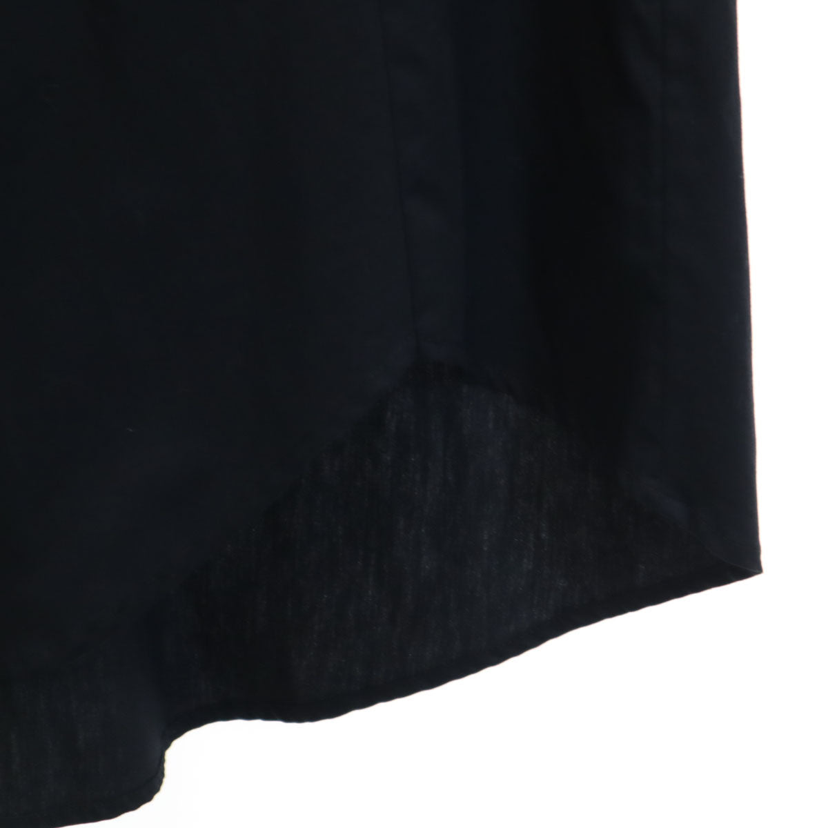 Vivienne Westwood RED LABEL ヴィヴィアンウエストウッドレッドレーベル 日本製 長袖 ノーカラー シャツ 0 0 黒 レディース