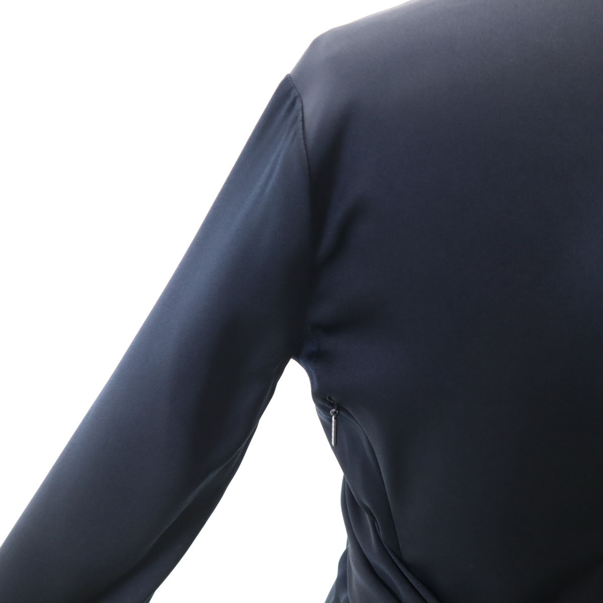 GUCCI グッチ イタリア製 シルク 長袖 ミニ シャツワンピース 38 黒 レディース