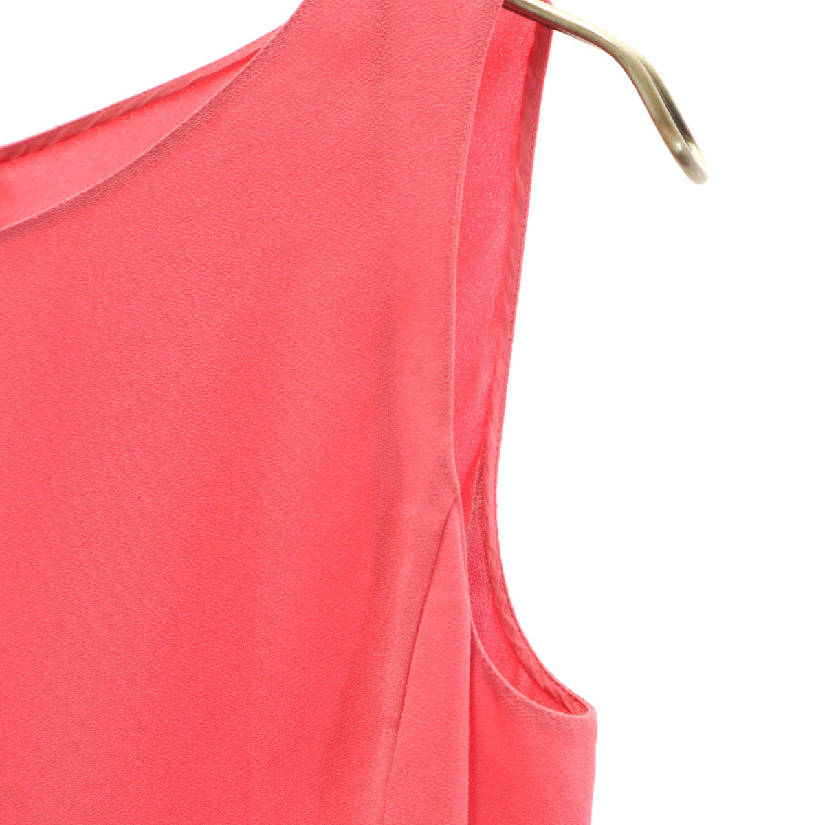 PRADA プラダ イタリア製 バイカラー ノースリーブ ワンピース 38 ピンク系 MILANO レディース