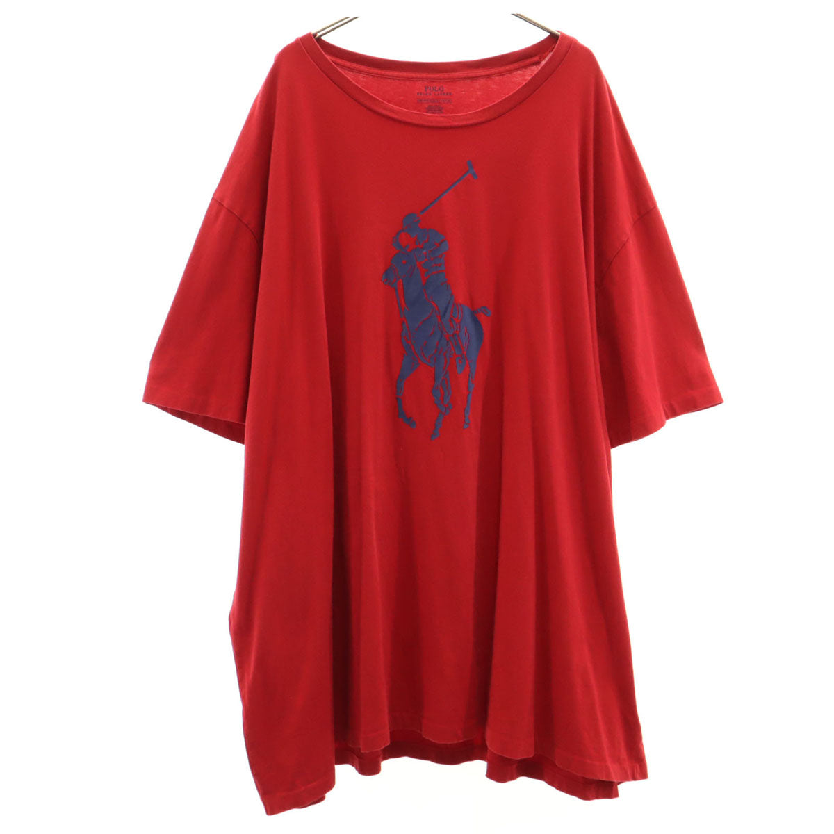 POLO RALPH LAUREN ポロラルフローレン 半袖 Tシャツ 5XB 赤 ビックサイズ レディース