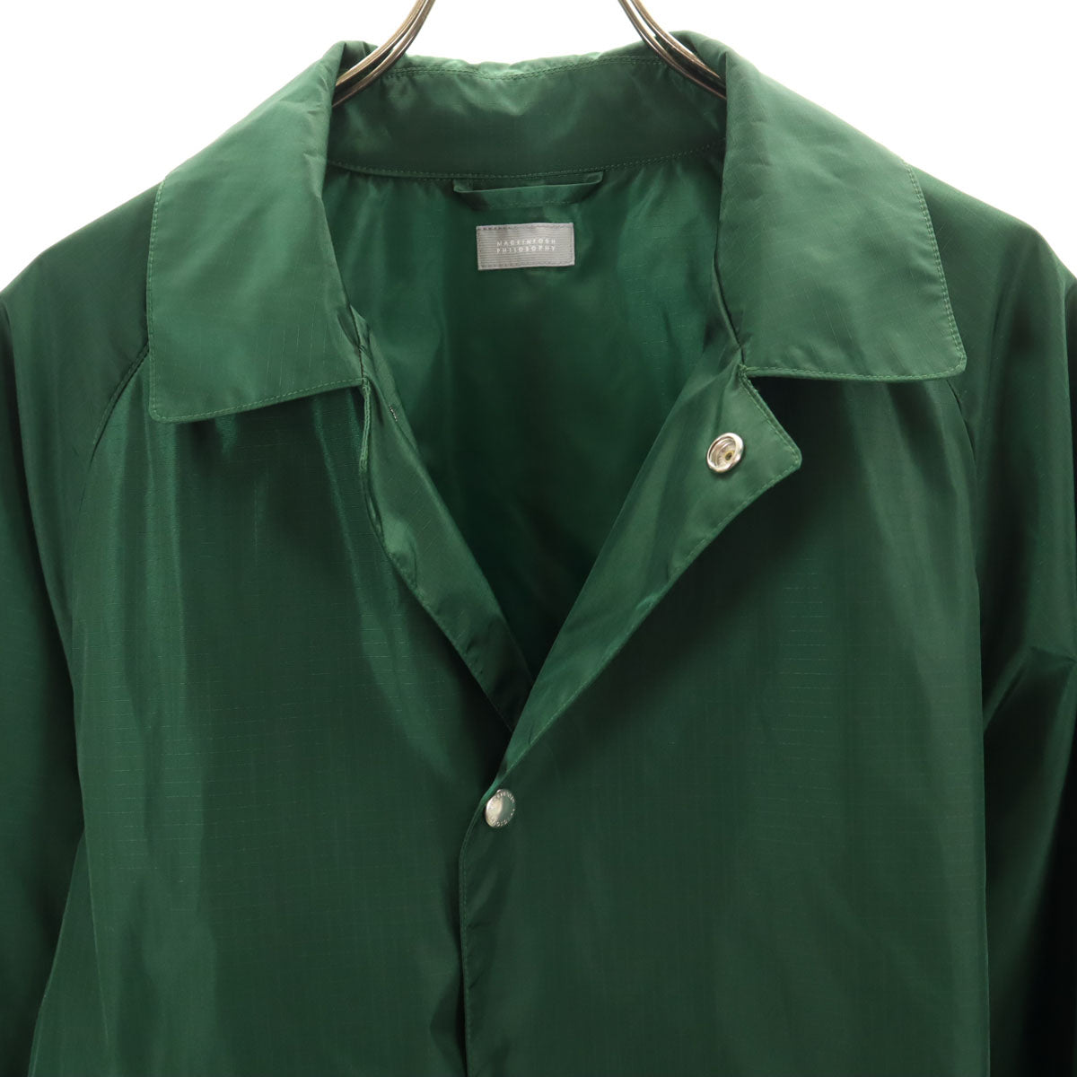 MACKINTOSH PHILOSOPHY マッキントッシュフィロソフィー ナイロン ロングコート L グリーン系 メンズ