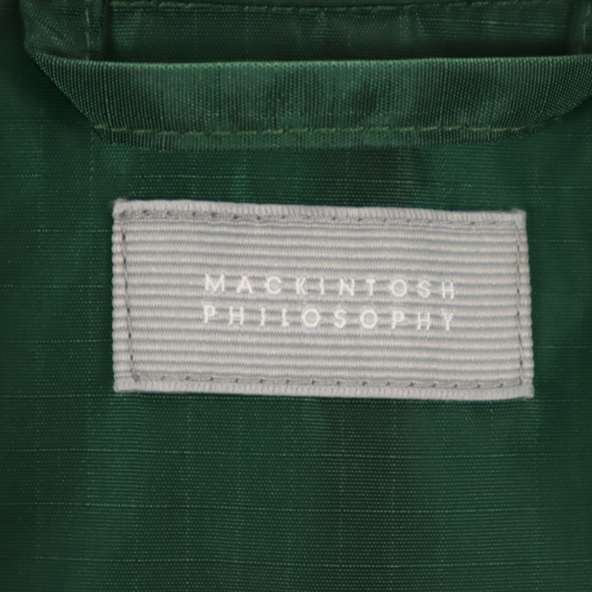 MACKINTOSH PHILOSOPHY マッキントッシュフィロソフィー ナイロン ロングコート L グリーン系 メンズ