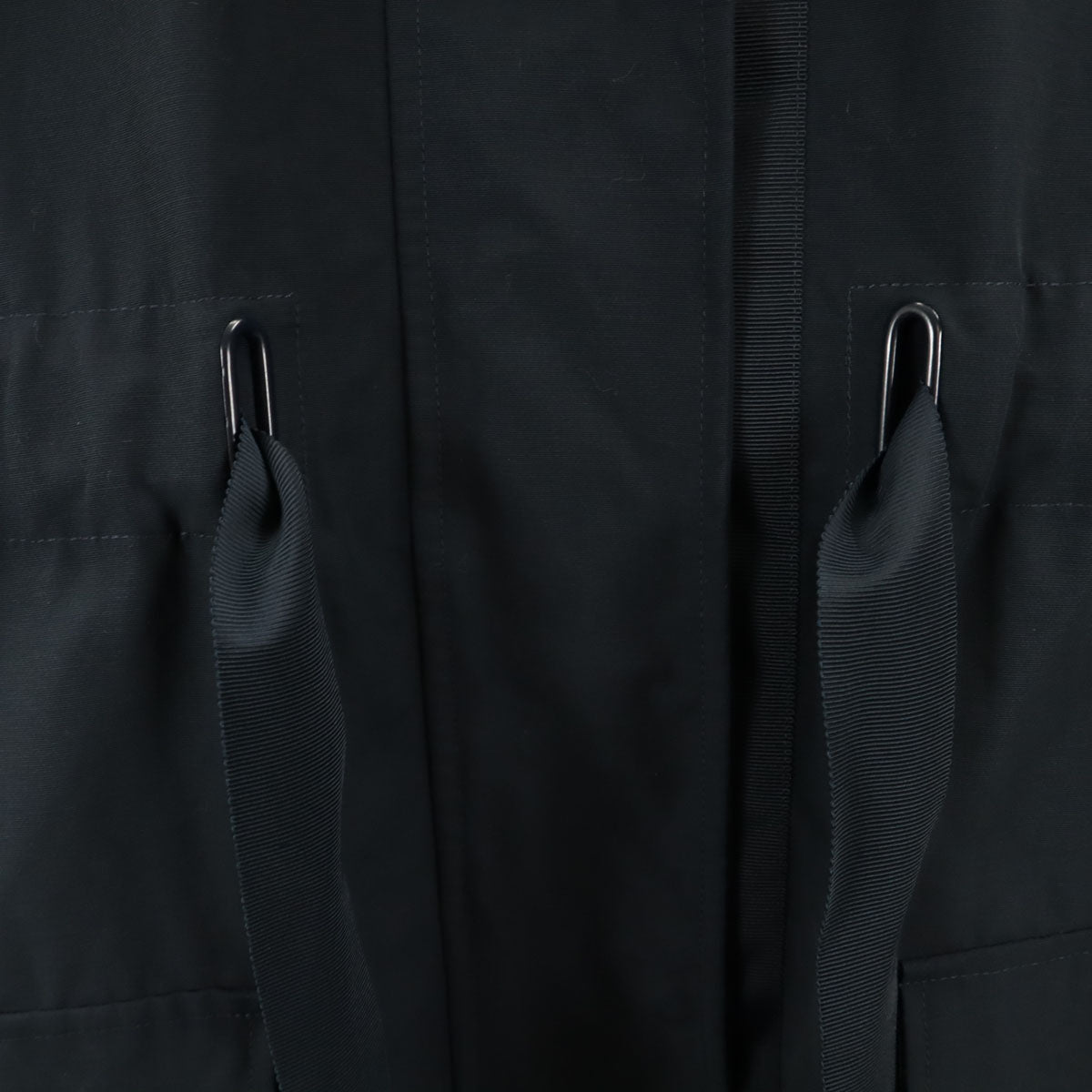 MAX&CO マックスアンドコー ロングコート 38 ダークネイビー フード レディース