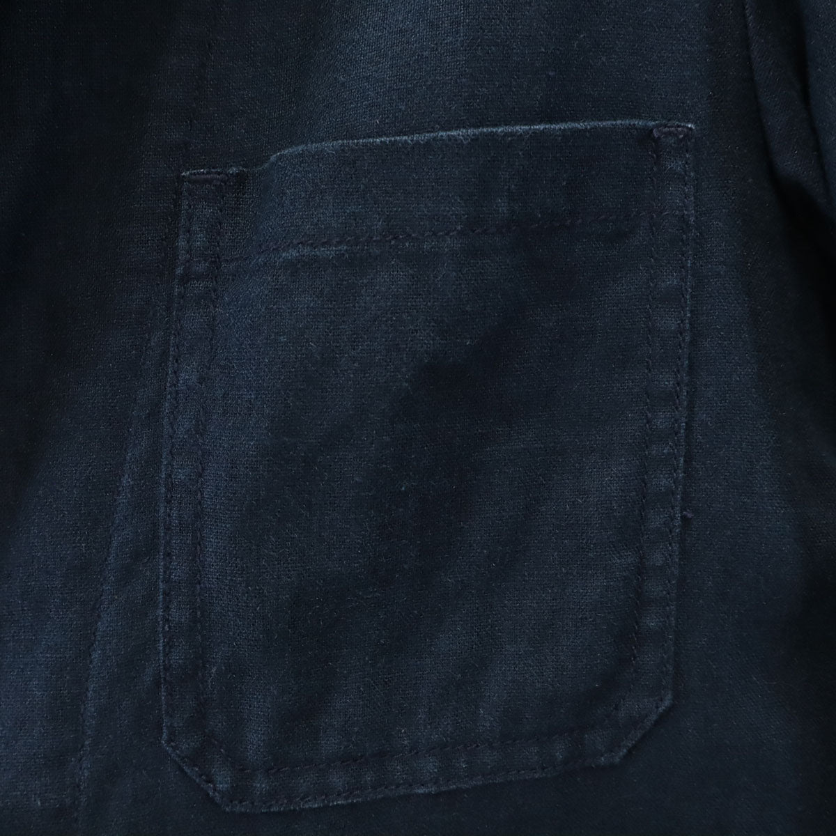 GANRYU ガンリュウ Comme des Garcons 日本製 リネン オープンカラー コート S ネイビー系 メンズ