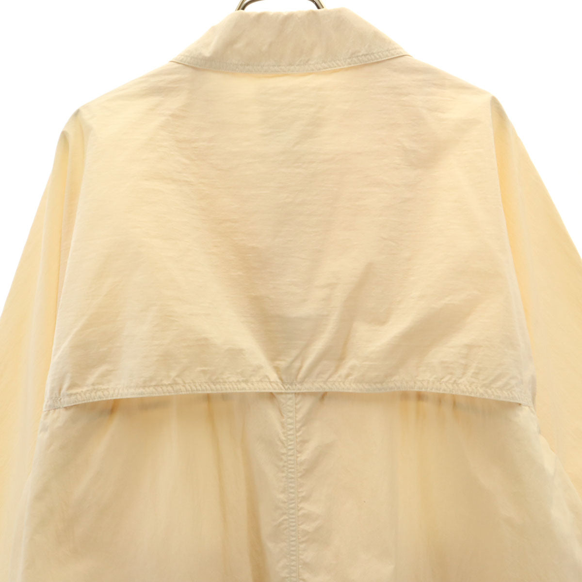 CONTEMPO コンテンポ 日本製 ナイロン ロングコート S クリーム系 メンズ