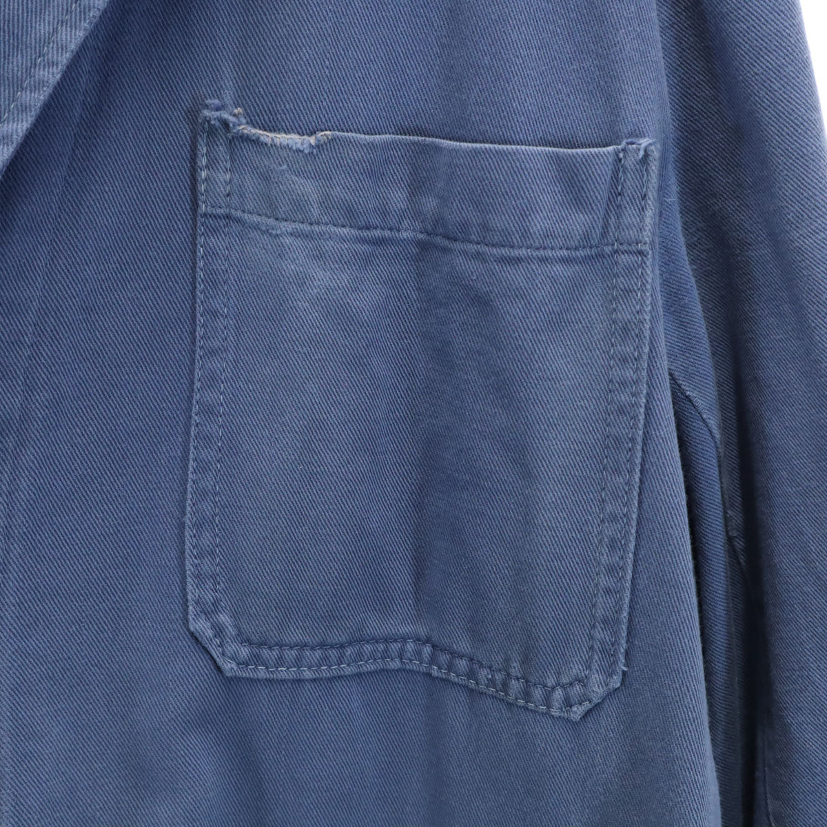 EURO WORK ユーロワーク 70s 80s ヴィンテージ チェスターコート 48 ネイビー系 メンズ