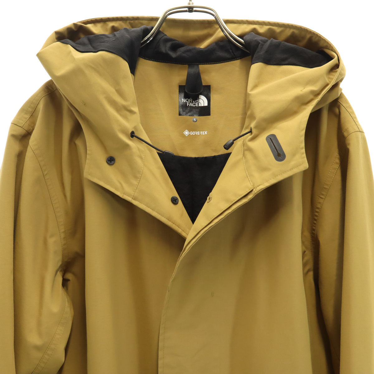 THE NORTH FACE ノースフェイス ボールド フーデット コート L ベージュ系 NP61965 GORE-TEX メンズ