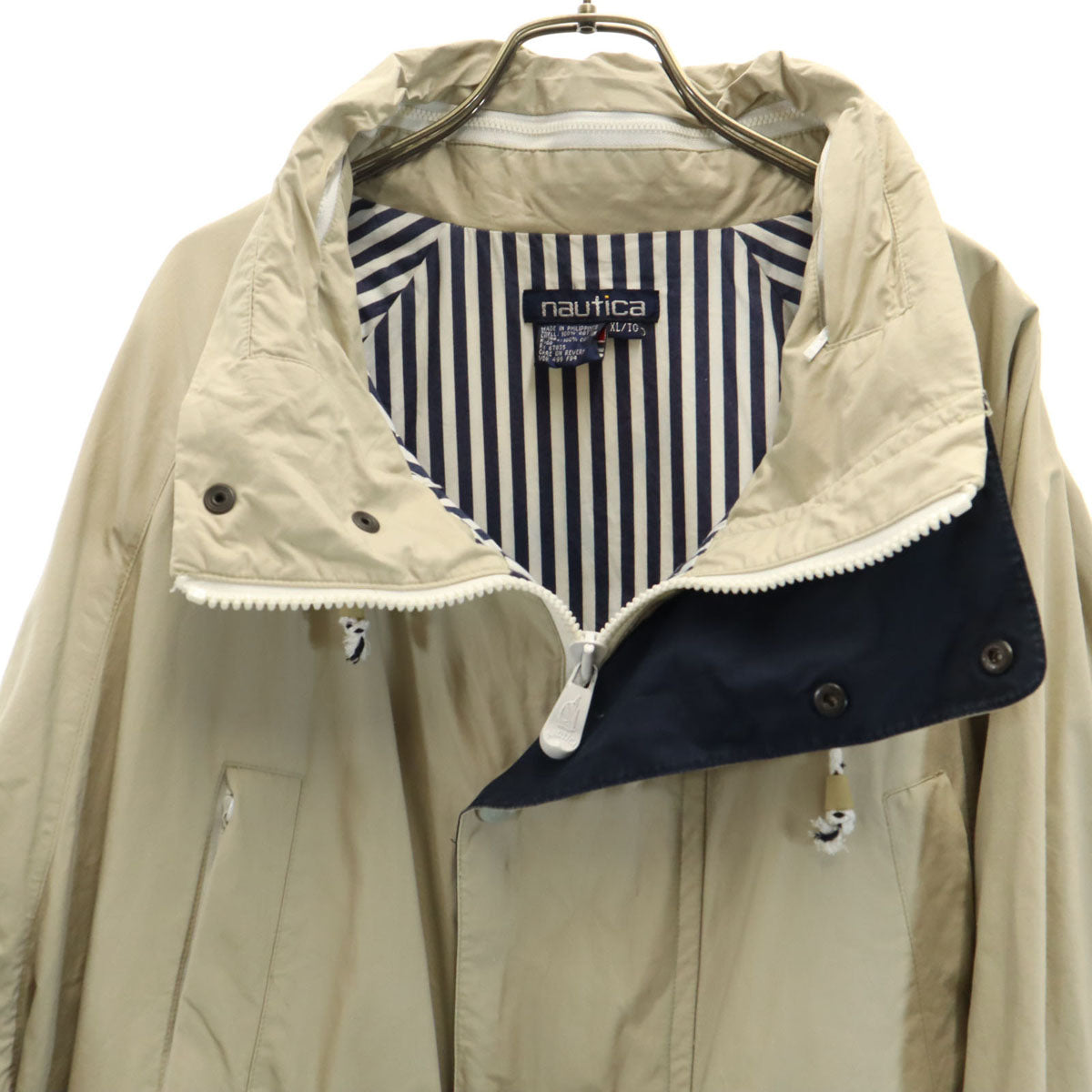 NAUTICA ノーティカ 90s オールド マウンテンジャケット XL ベージュ系 アウトドア メンズ