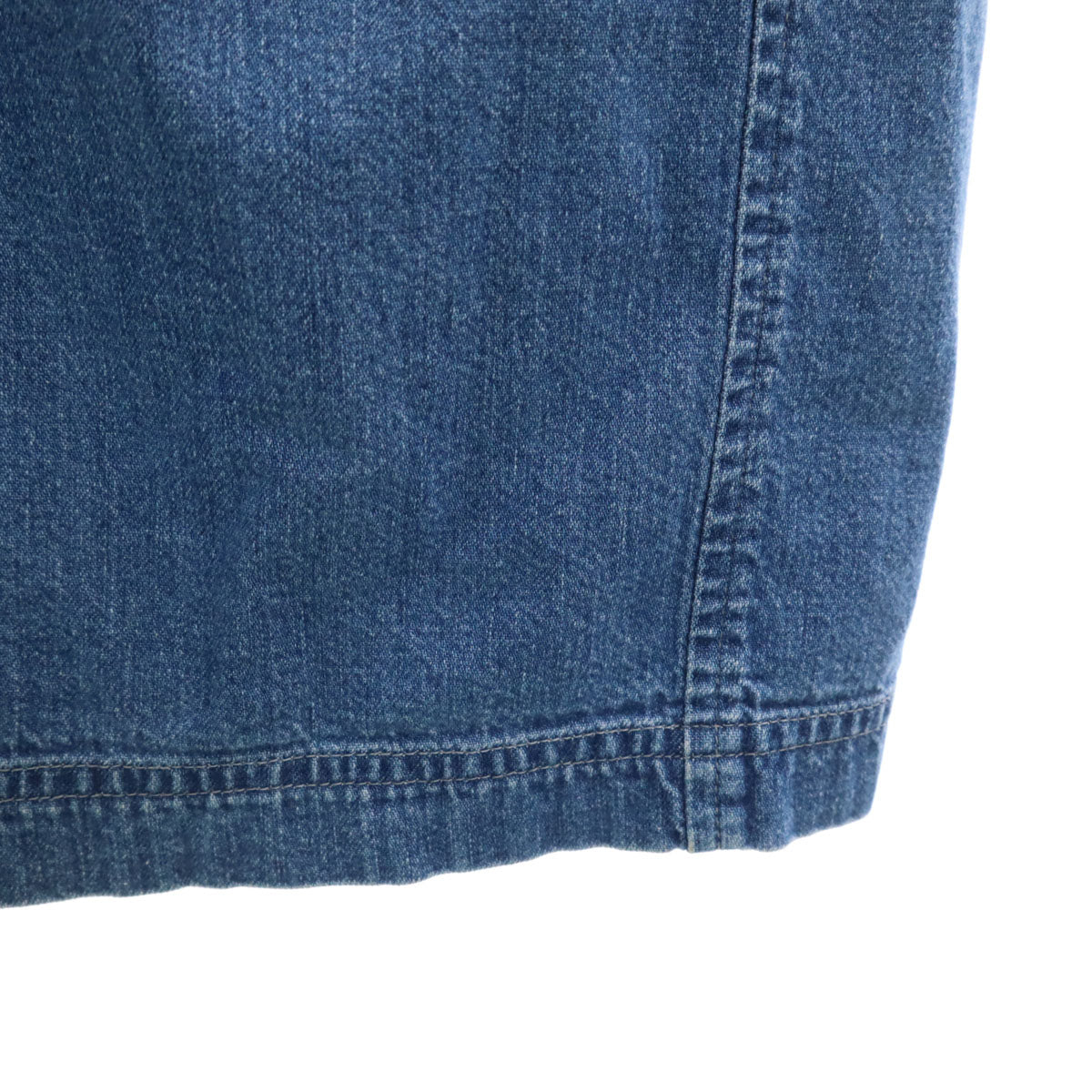 Eddie Bauer エディバウアー 長袖 デニム シャツワンピース XXL インディゴ アウトドア ビッグサイズ レディース