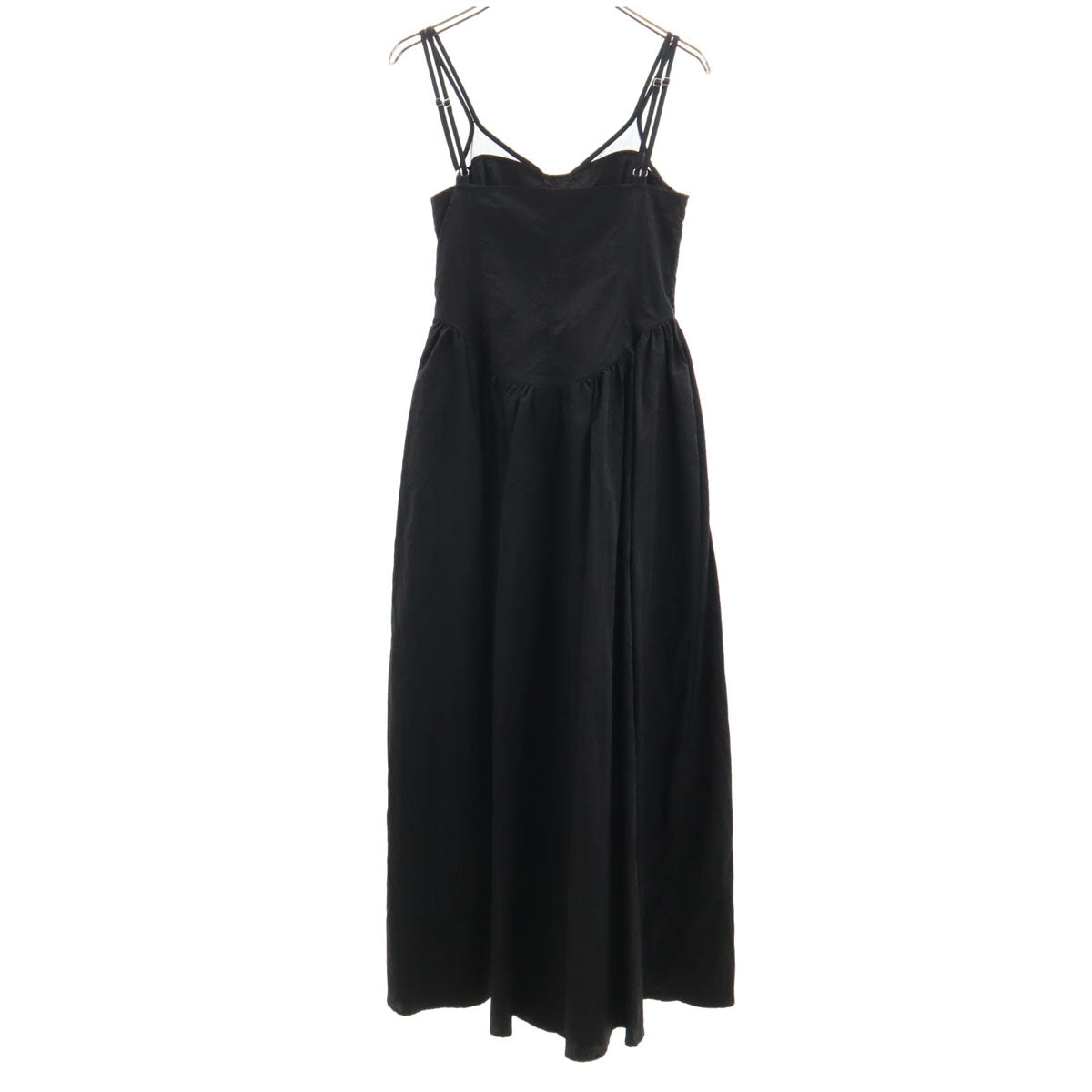 MAISON SPECIAL メゾンスペシャル コルセット ロング キャミワンピース 36 黒 レディース