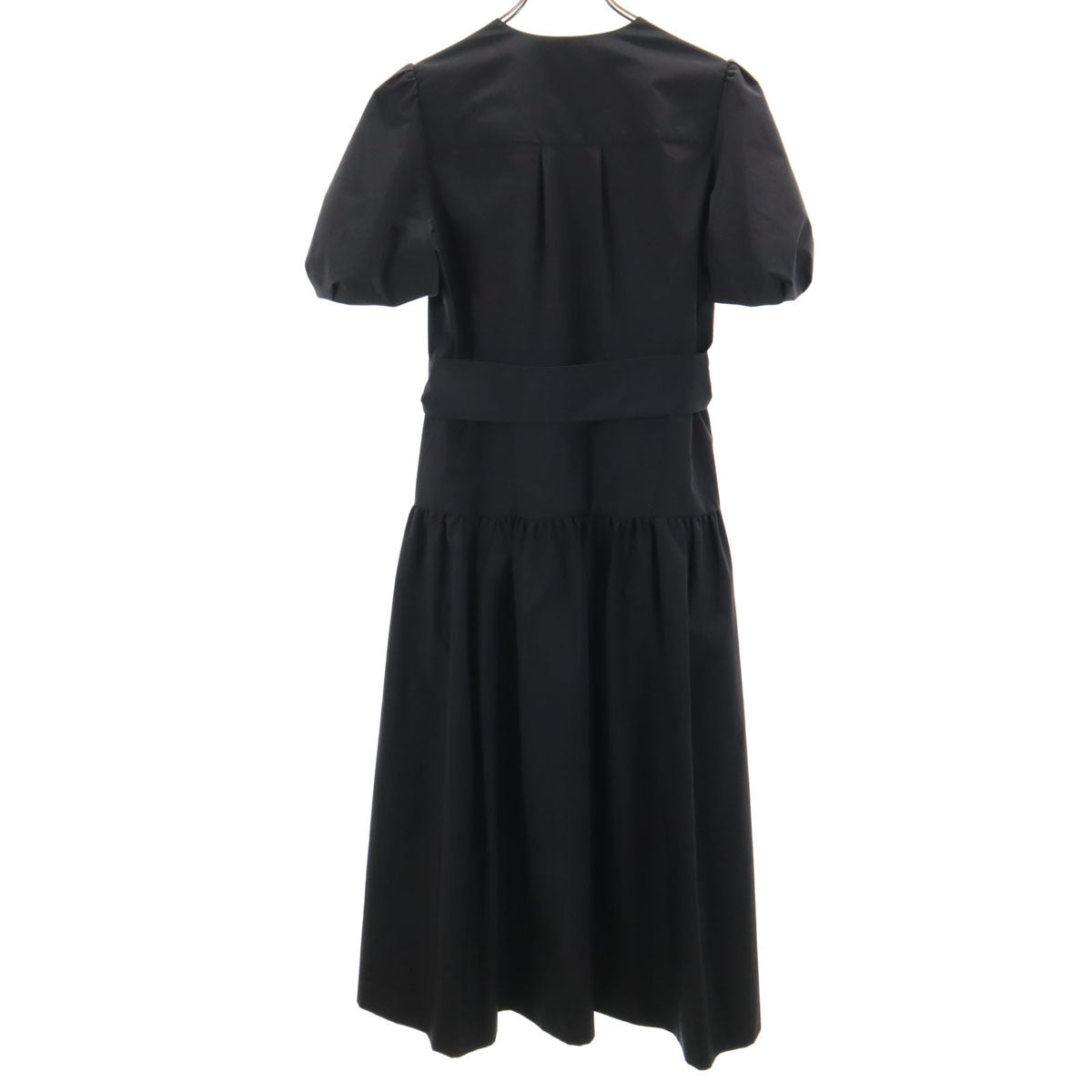 GRACE CLASS グレースクラス 日本製 半袖 バルーンスリーブ ロングワンピース 36 黒 レディース