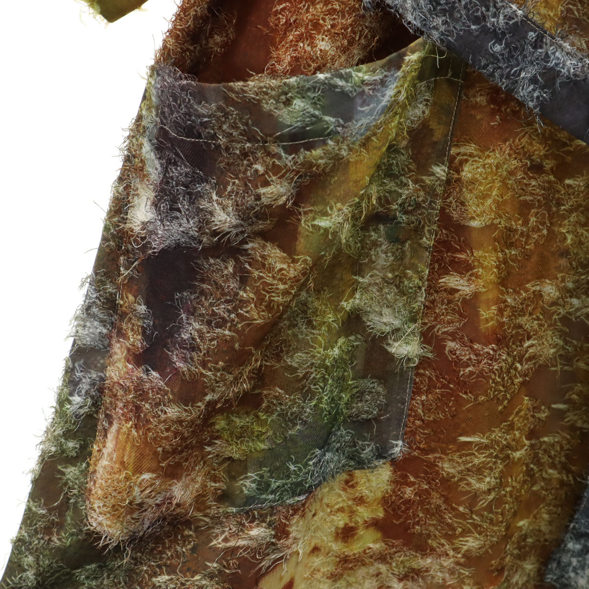 未使用 AMERI UNDRESSED アメリ 半袖 カットジャガード シャツワンピース S ブラウン系 レディース