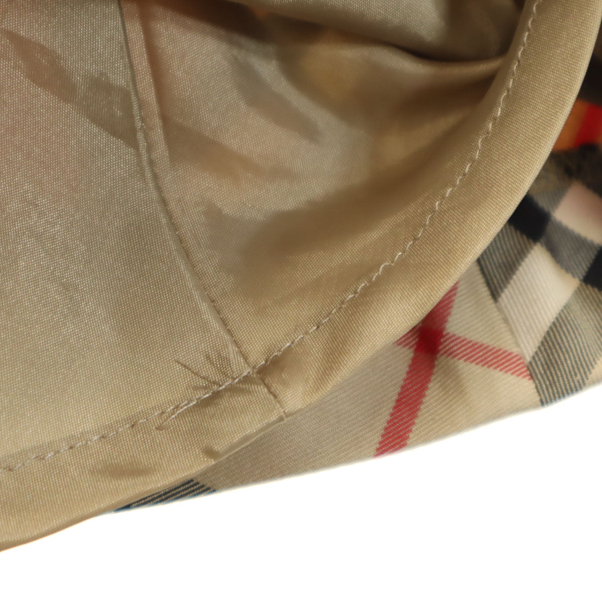 BURBERRY BLUE LABEL バーバリーブルーレーベル チェック柄 ノースリーブ ワンピース 38 ベージュ系 三陽商会 レディース