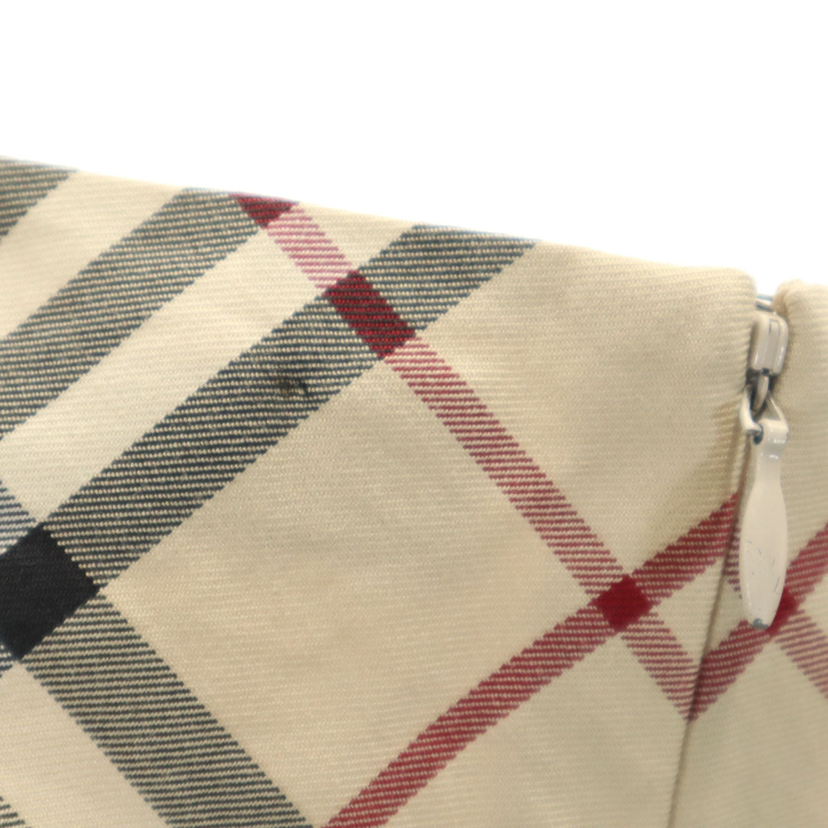 BURBERRY BLUE LABEL バーバリーブルーレーベル チェック柄 ノースリーブ ワンピース 38 ベージュ系 三陽商会 レディース