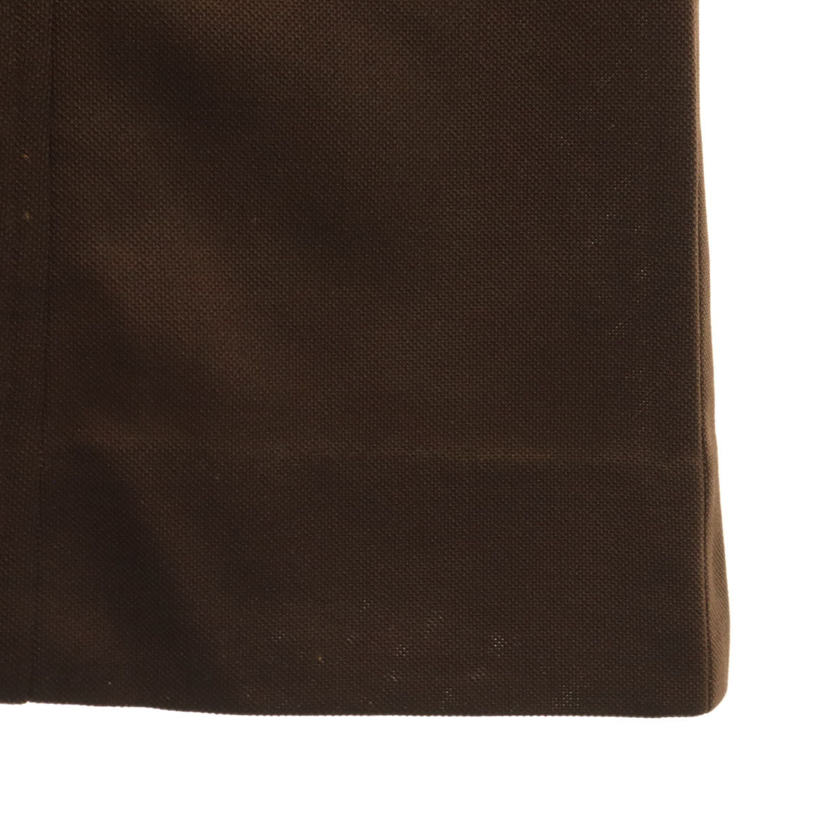 CHEMISE LACOSTE シュミーズラコステ 80s フランス製 半袖 ポロ ロングワンピース 40 ブラウン レディース