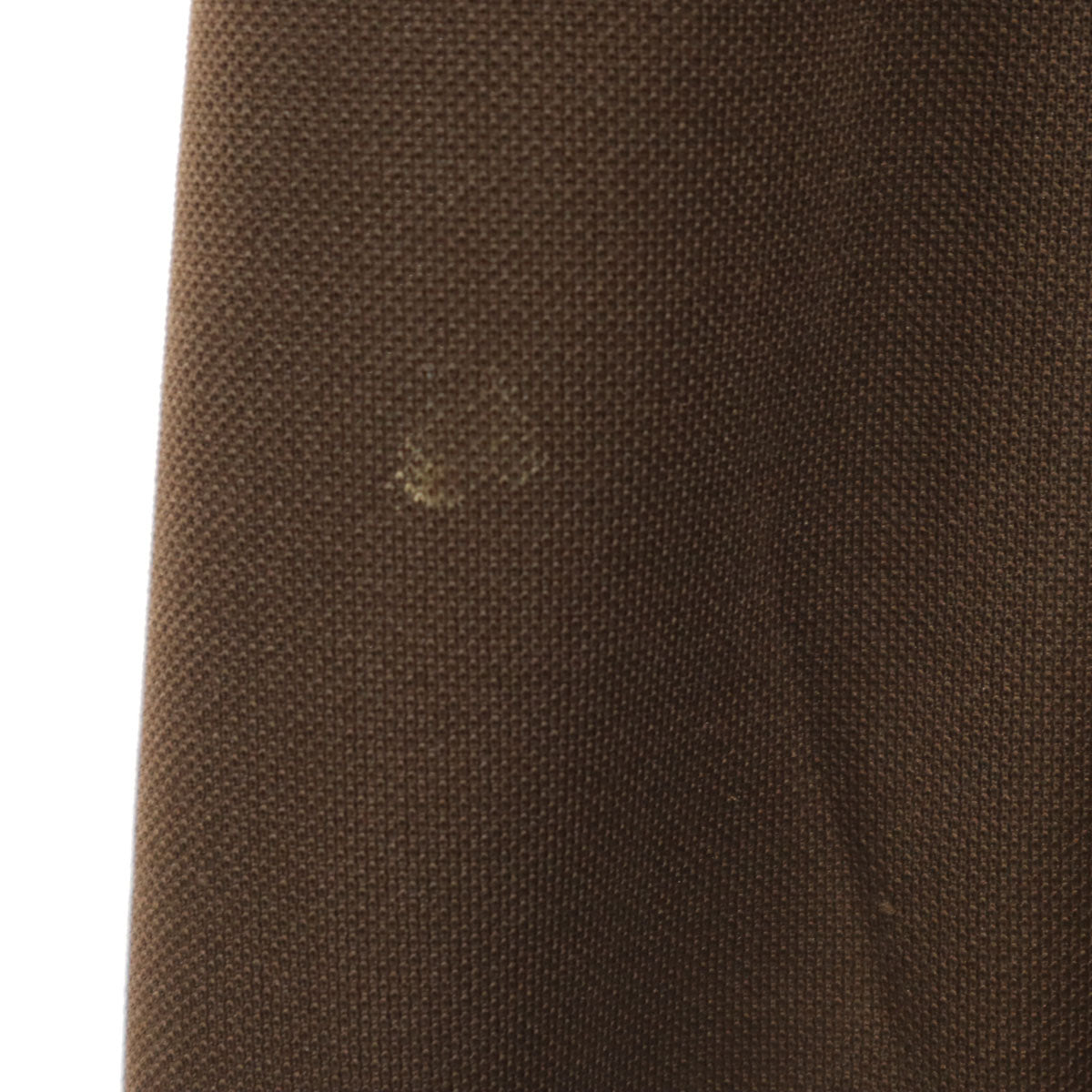 CHEMISE LACOSTE シュミーズラコステ 80s フランス製 半袖 ポロ ロングワンピース 40 ブラウン レディース