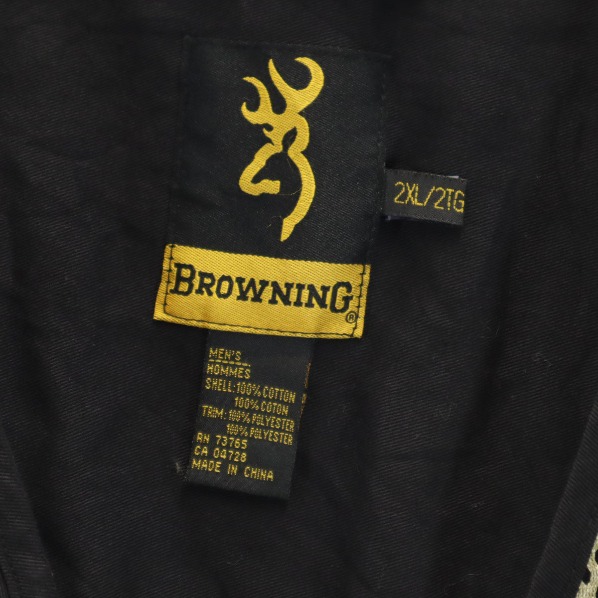 BROWNING ブローニング 未使用 トラッパークリーク ベスト 2XL 黒系 タグ付き ビックサイズ メッシュ レディース