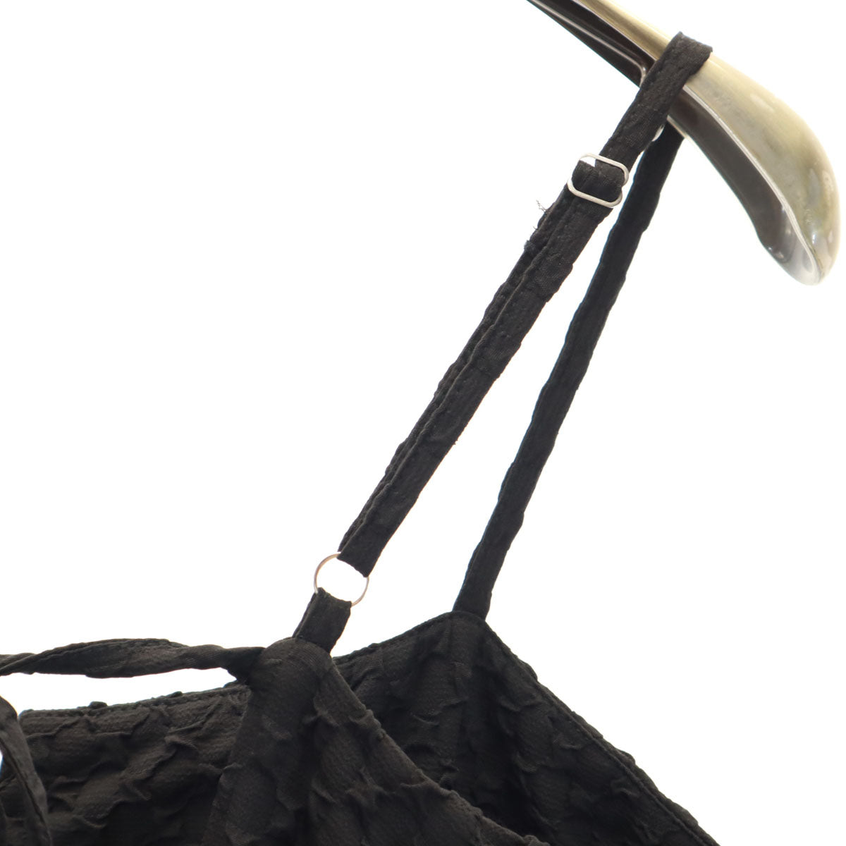 Ray Beams レイビームス フクレ ジャガード キャミワンピース 0 ブラック レディース