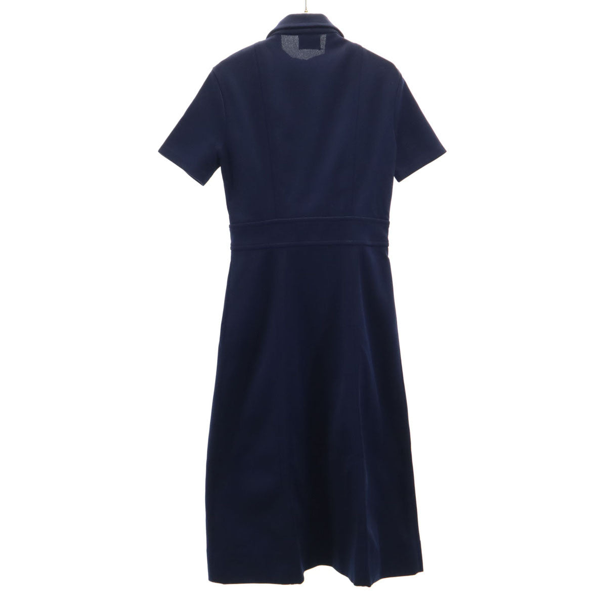 CHEMISE LACOSTE シュミーズラコステ 80s フランス製 半袖 ポロ ワンピース 40 ネイビー レディース