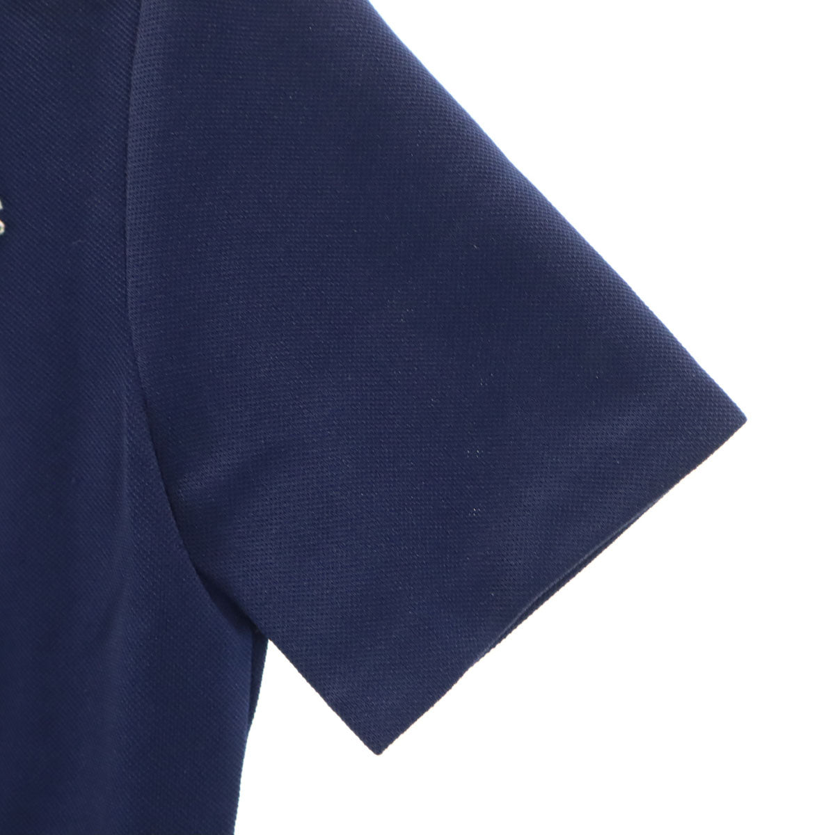 CHEMISE LACOSTE シュミーズラコステ 80s フランス製 半袖 ポロ ワンピース 40 ネイビー レディース