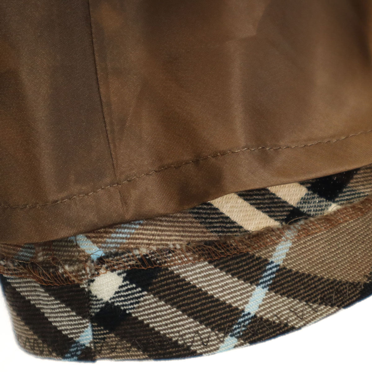 BURBERRY BLUE LABEL バーバリーブルーレーベル 日本製 ノバチェック柄 ノースリーブ ワンピース 38 ブラウン 三陽商会 レディース