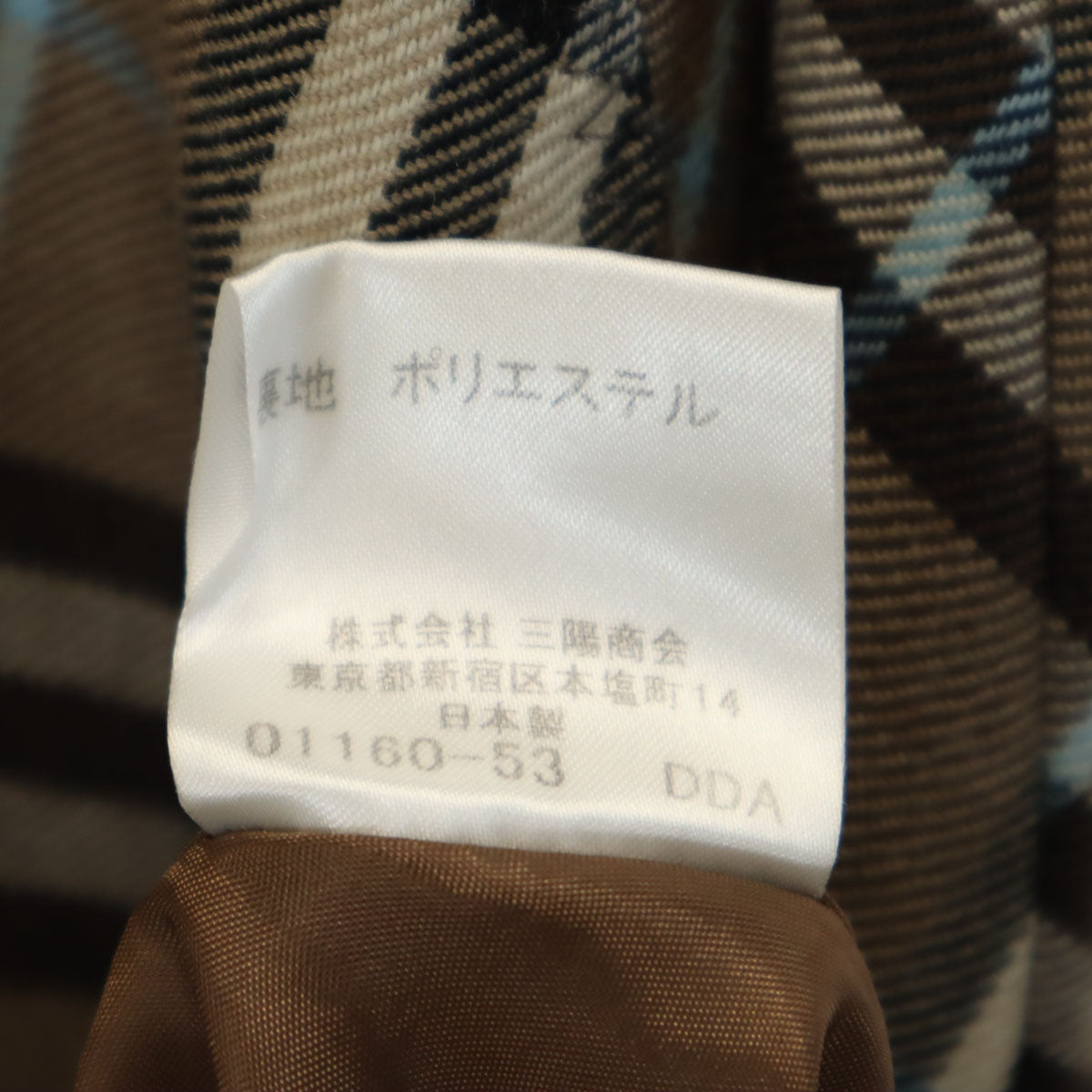 BURBERRY BLUE LABEL バーバリーブルーレーベル 日本製 ノバチェック柄 ノースリーブ ワンピース 38 ブラウン 三陽商会 レディース