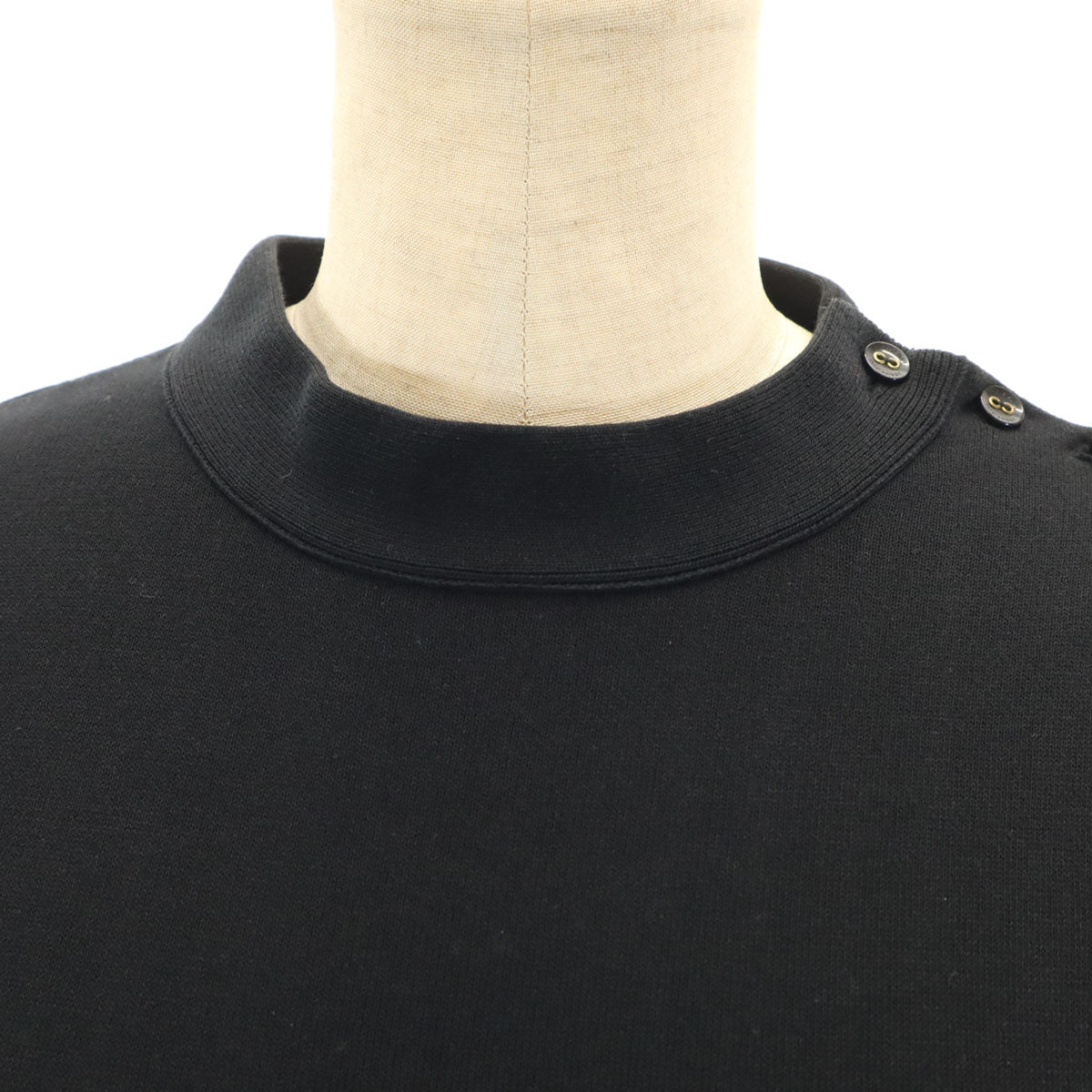 BLUE LABEL CRESTBRIDGE ブルーレーベルクレストブリッジ ノースリーブ ニット ワンピース 38 ブラック レディース