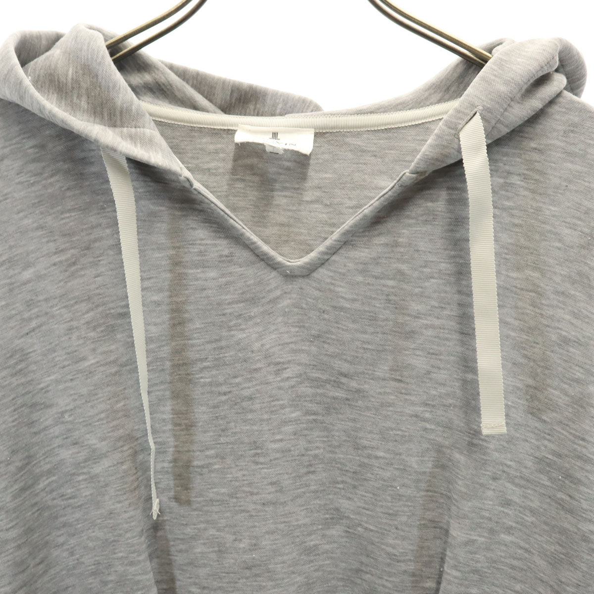 LANVIN en Bleu ランバンオンブルー 長袖 ロングワンピース 38 グレー レディース