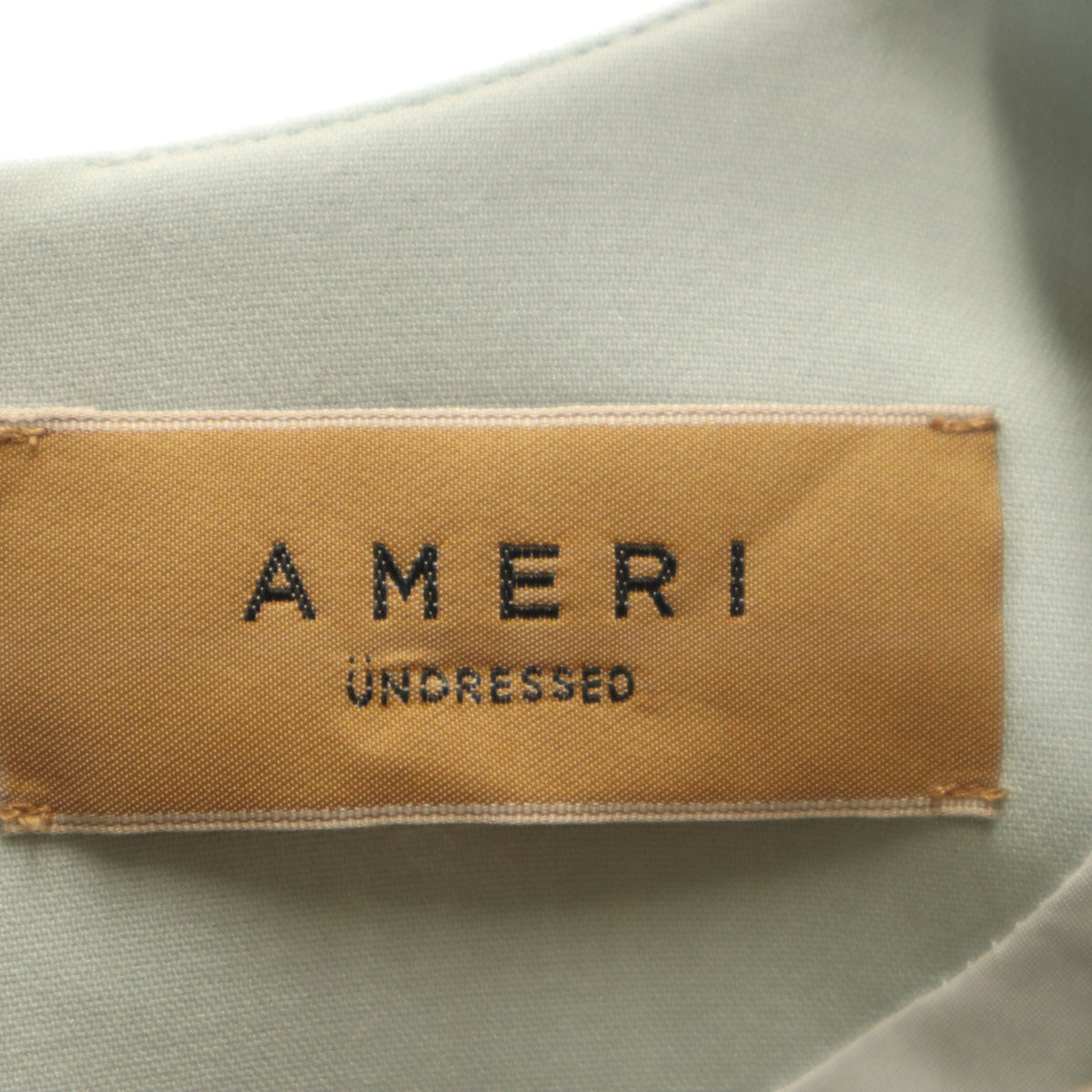 AMERI UNDRESSED アメリ 長袖 ロングワンピース M ミントグリーン系 レディース