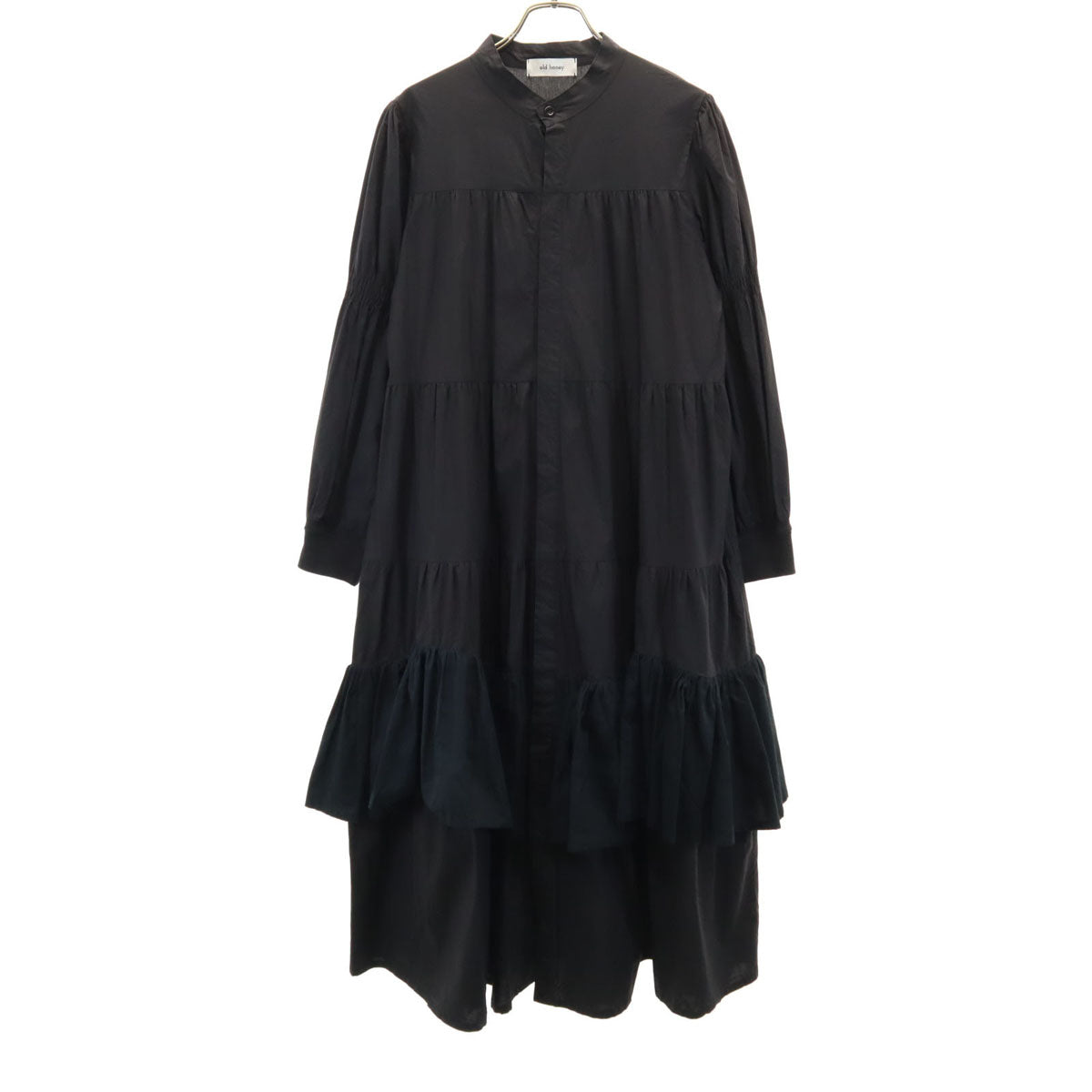 old honey オールドハニー 長袖 ロングワンピース ブラック レディース