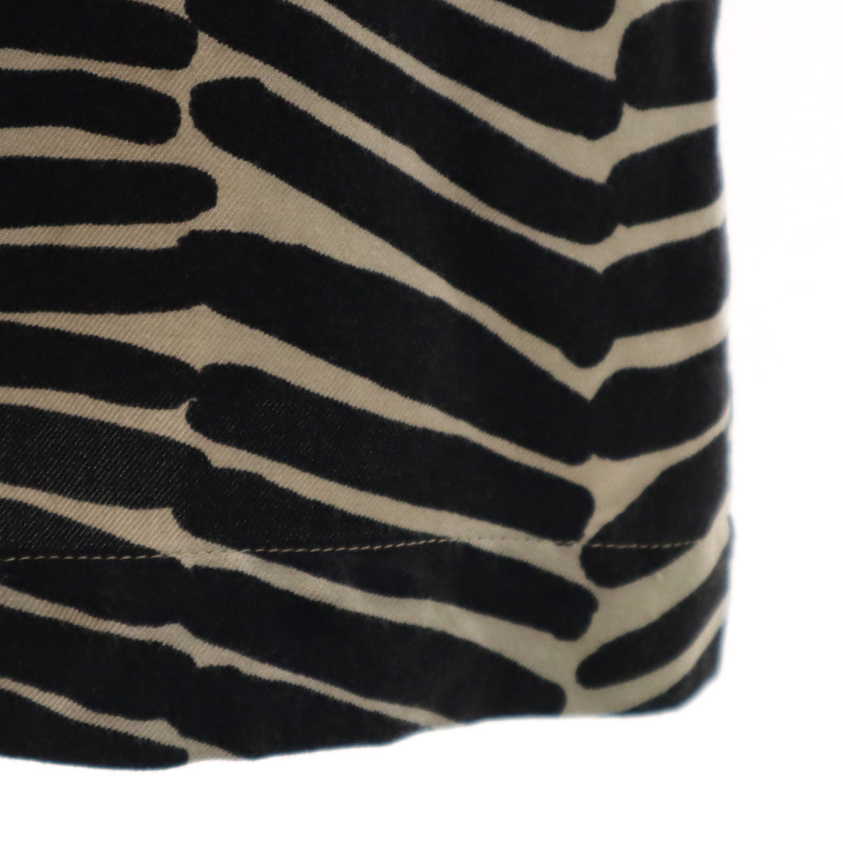 marimekko マリメッコ 総柄 7分袖 膝丈ワンピース 36 黒系 レディース