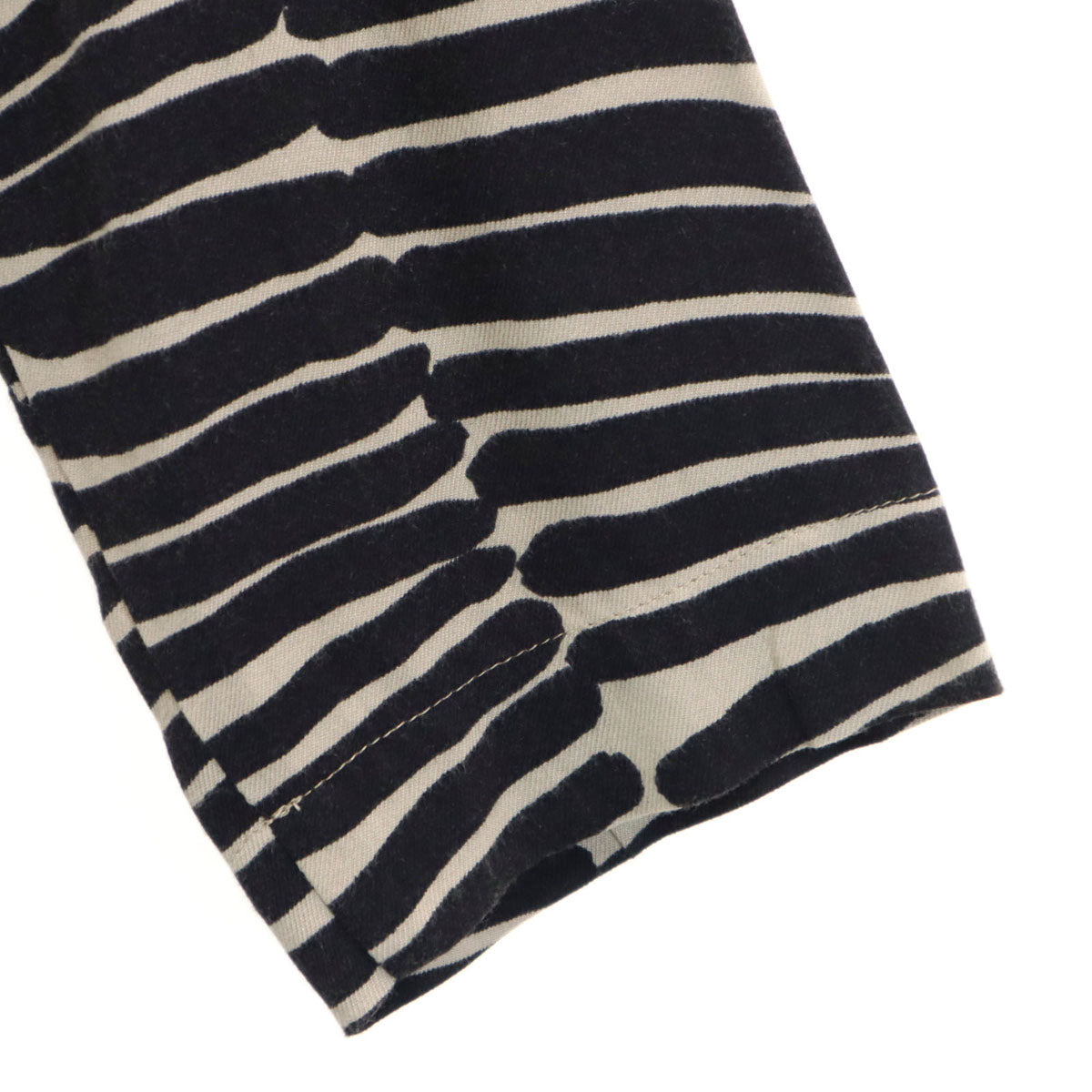 marimekko マリメッコ 総柄 7分袖 膝丈ワンピース 36 黒系 レディース