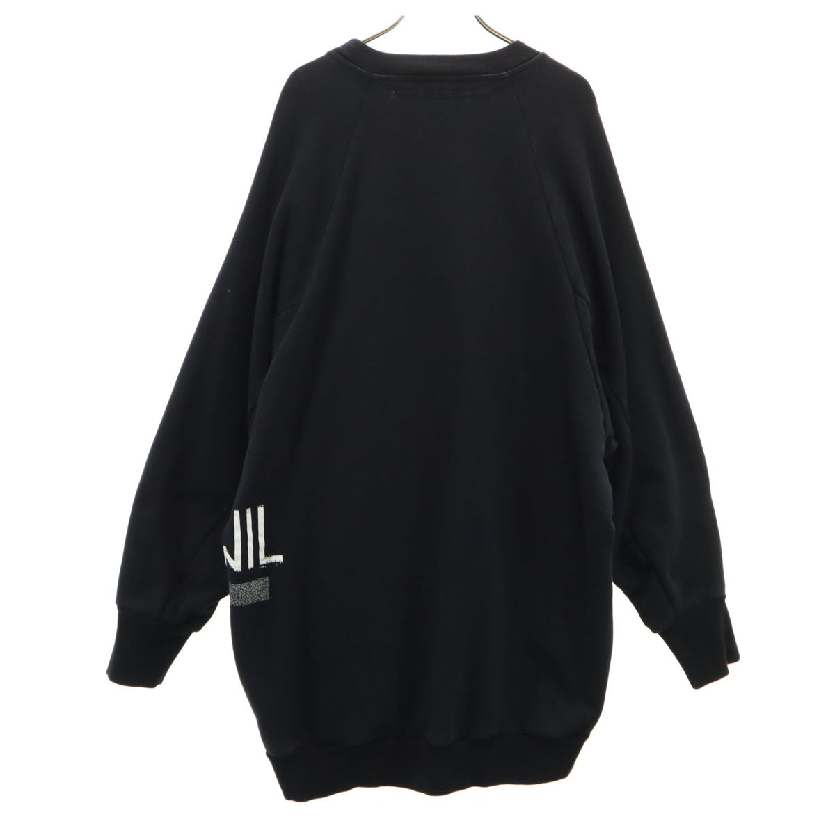 NILoS ニルズ 日本製 長袖 スウェット トレーナー 2 黒 メンズ
