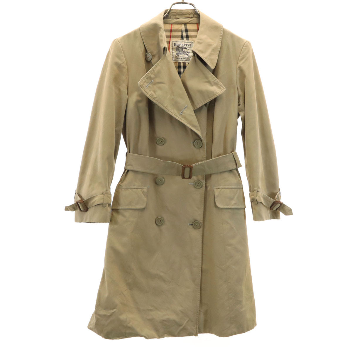 Burberrys バーバリーズ 80s 90s オールド トレンチコート L カーキ レディース