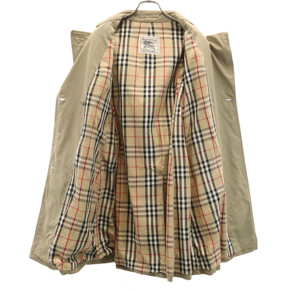 Burberrys バーバリーズ 80s 90s オールド トレンチコート L カーキ レディース