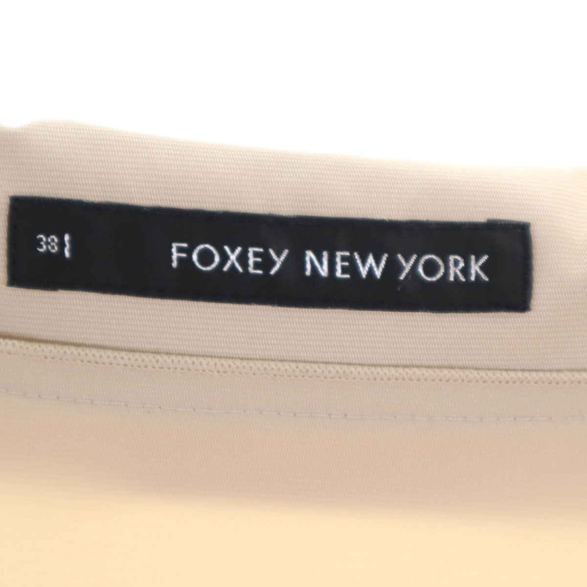 FOXEY NEW YORK フォクシーニューヨーク 日本製 コート 38 ベージュ レディース