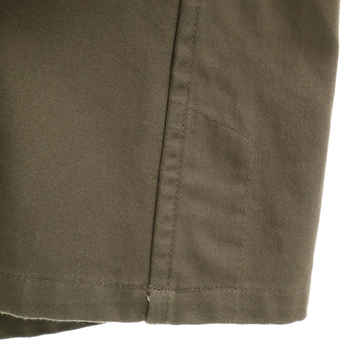 KIJI キジ 日本製 長袖 Vネック セーラー ワンピース 1 オリーブ レディース