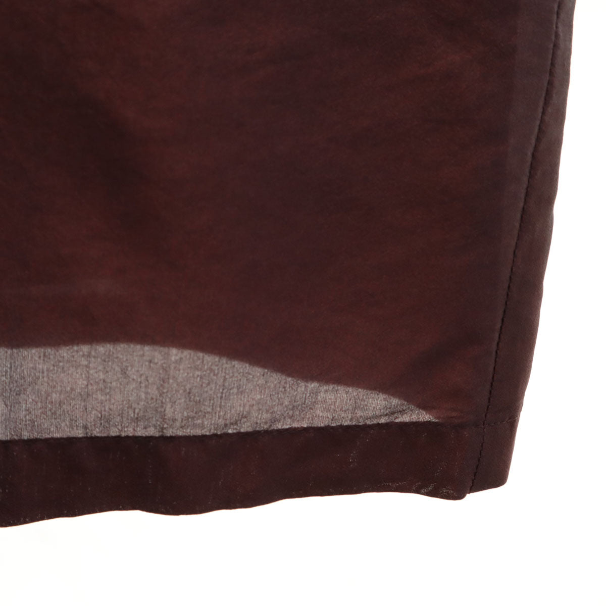 Emporio Armani エンポリオアルマーニ 90s イタリア製 シルク オールド ノースリーブ 膝丈ワンピース 36 ブラウン系 レディース