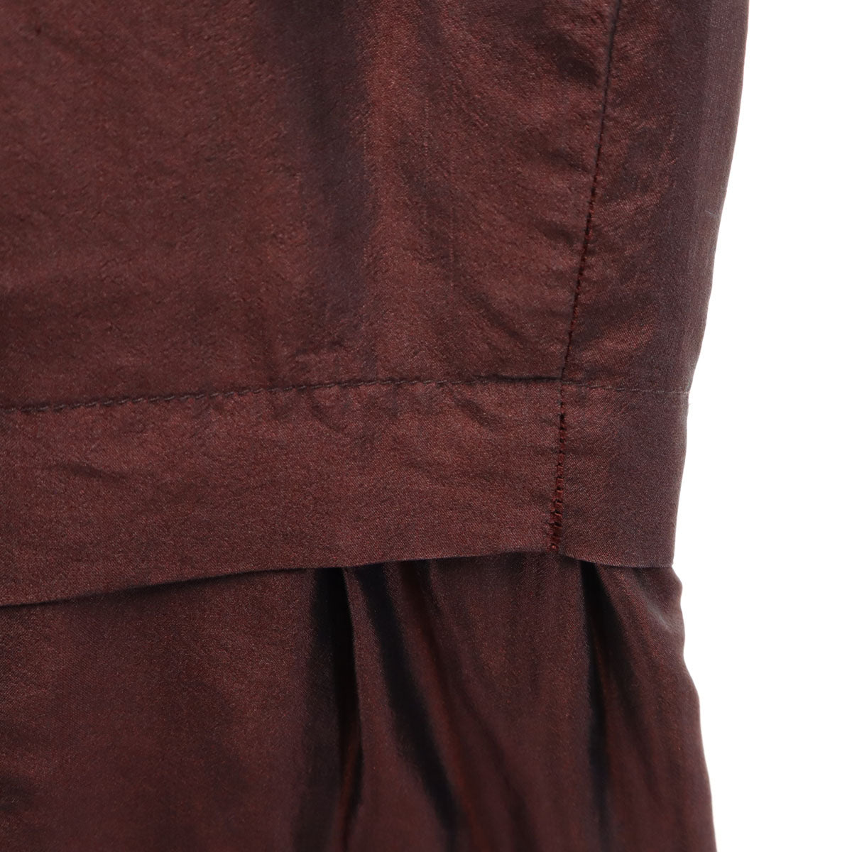 Emporio Armani エンポリオアルマーニ 90s イタリア製 シルク オールド ノースリーブ 膝丈ワンピース 36 ブラウン系 レディース