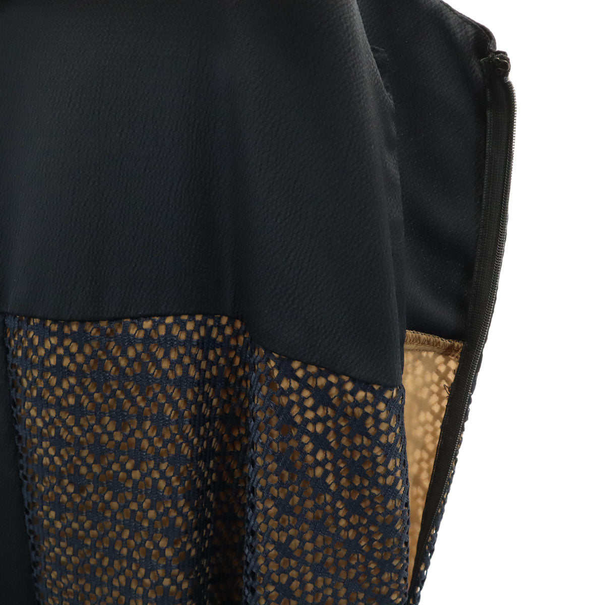 LANVIN en Bleu ランバンオンブルー ロング キャミワンピース 黒系 レディース